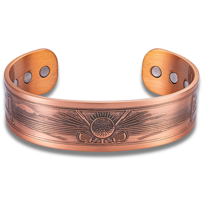 Kopper Men's Copper Golf Bangle Bracelet Style 2