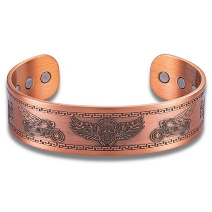 Kopper Men's Copper Biker Bangle Bracelet
