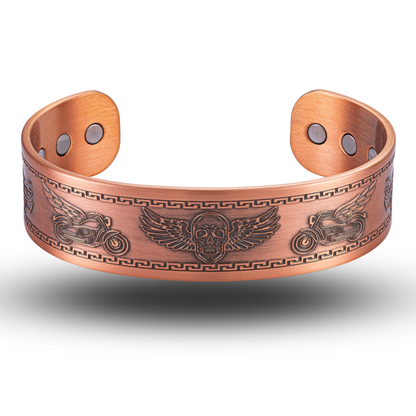 Kopper Men's Copper Biker Bangle Bracelet
