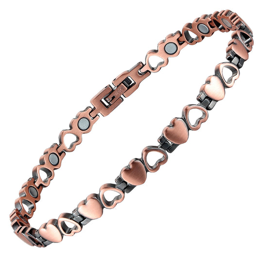 Women's Natural Copper Magnetic Anklet