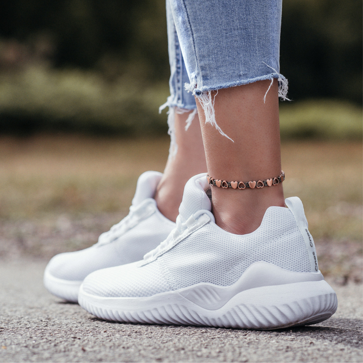 Women's Natural Copper Magnetic Anklet