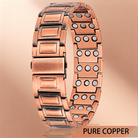 Men's TRIPLE Strength Copper Magnetic Bracelet