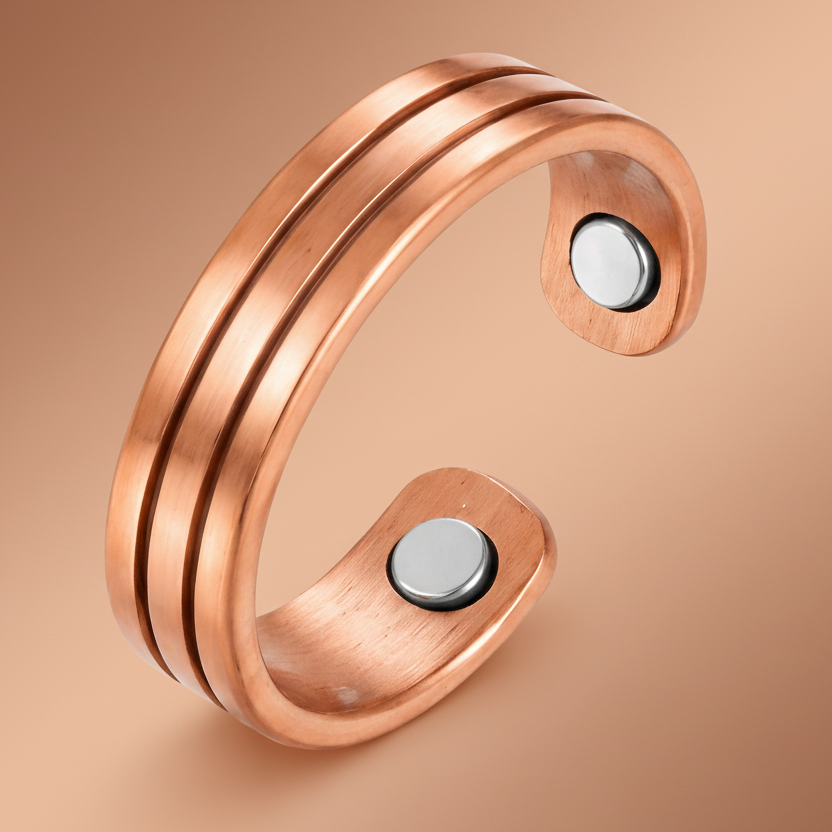 Men's Adjustable Copper Magnetic Ring