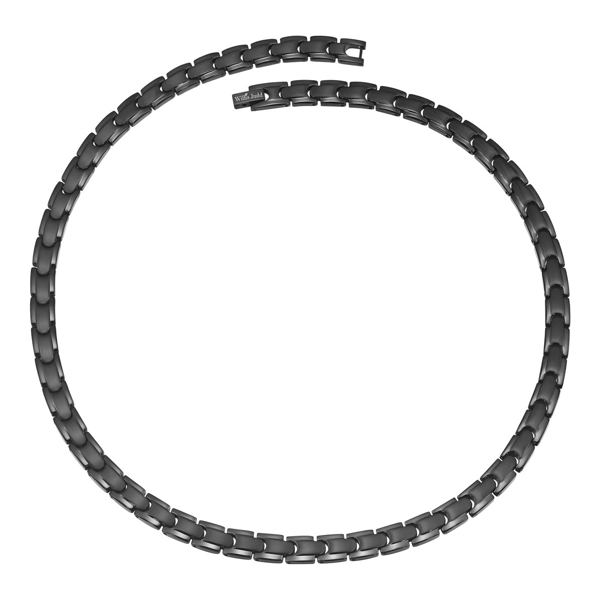 Men's Black Titanium Magnetic Necklace